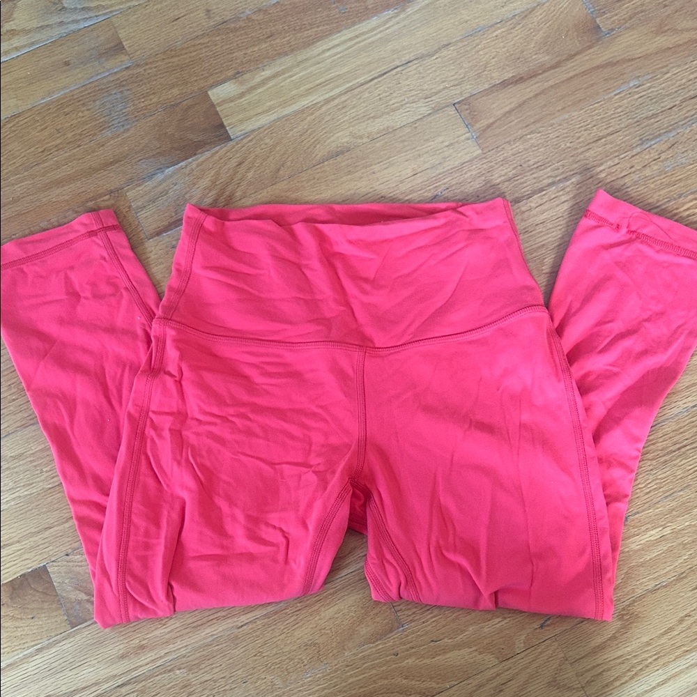 lululemon athletica Coral Pink Leggings